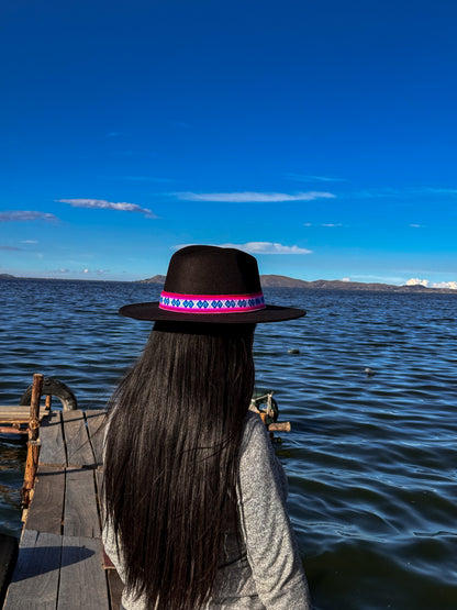 SOMBRERO DE PAÑO NEGRO