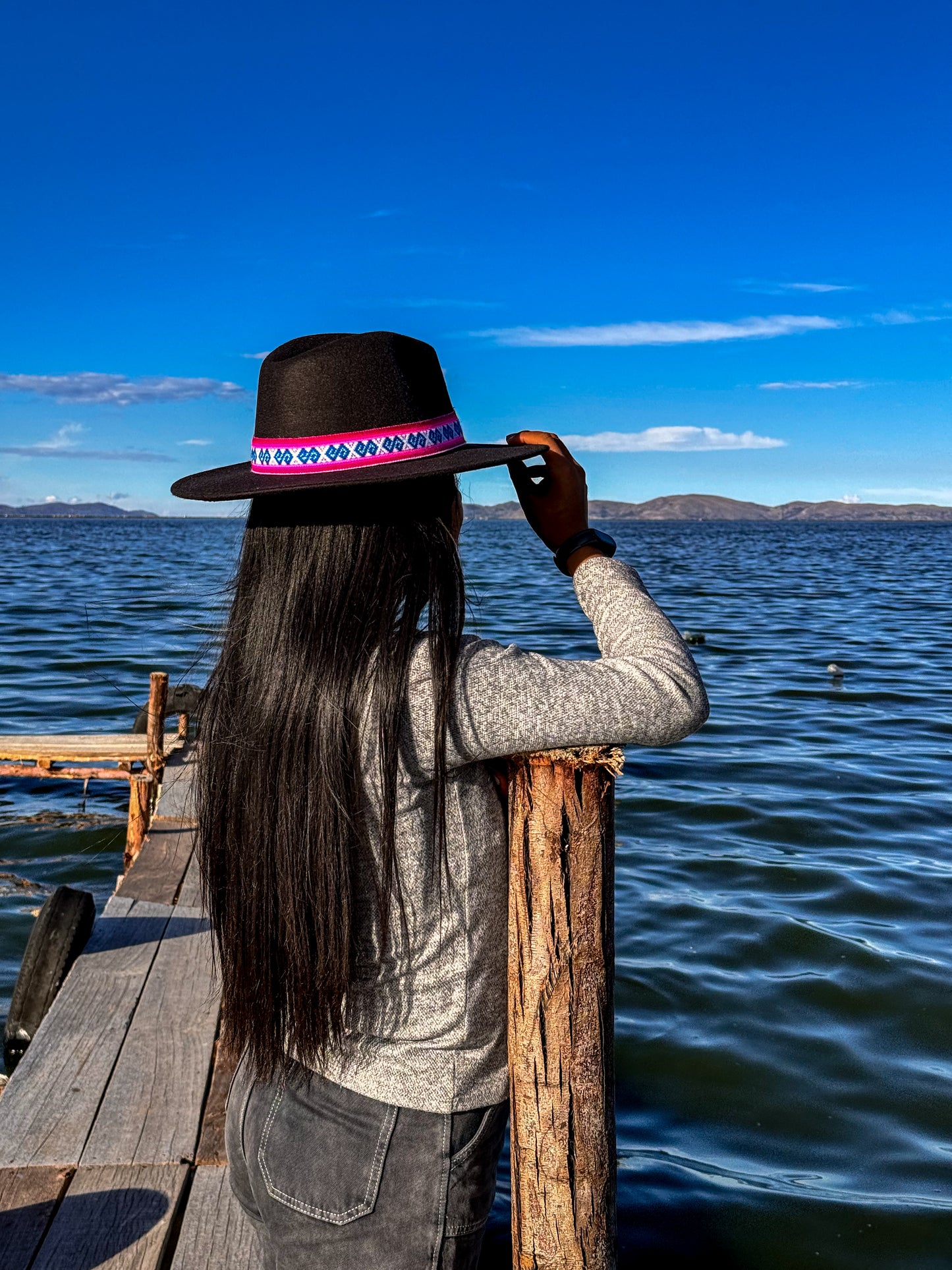 SOMBRERO DE PAÑO NEGRO