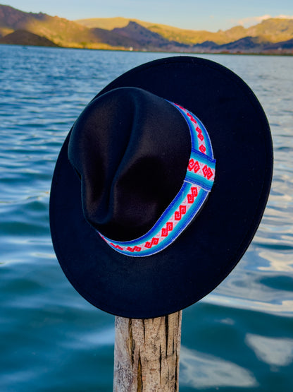 SOMBRERO DE PAÑO NEGRO