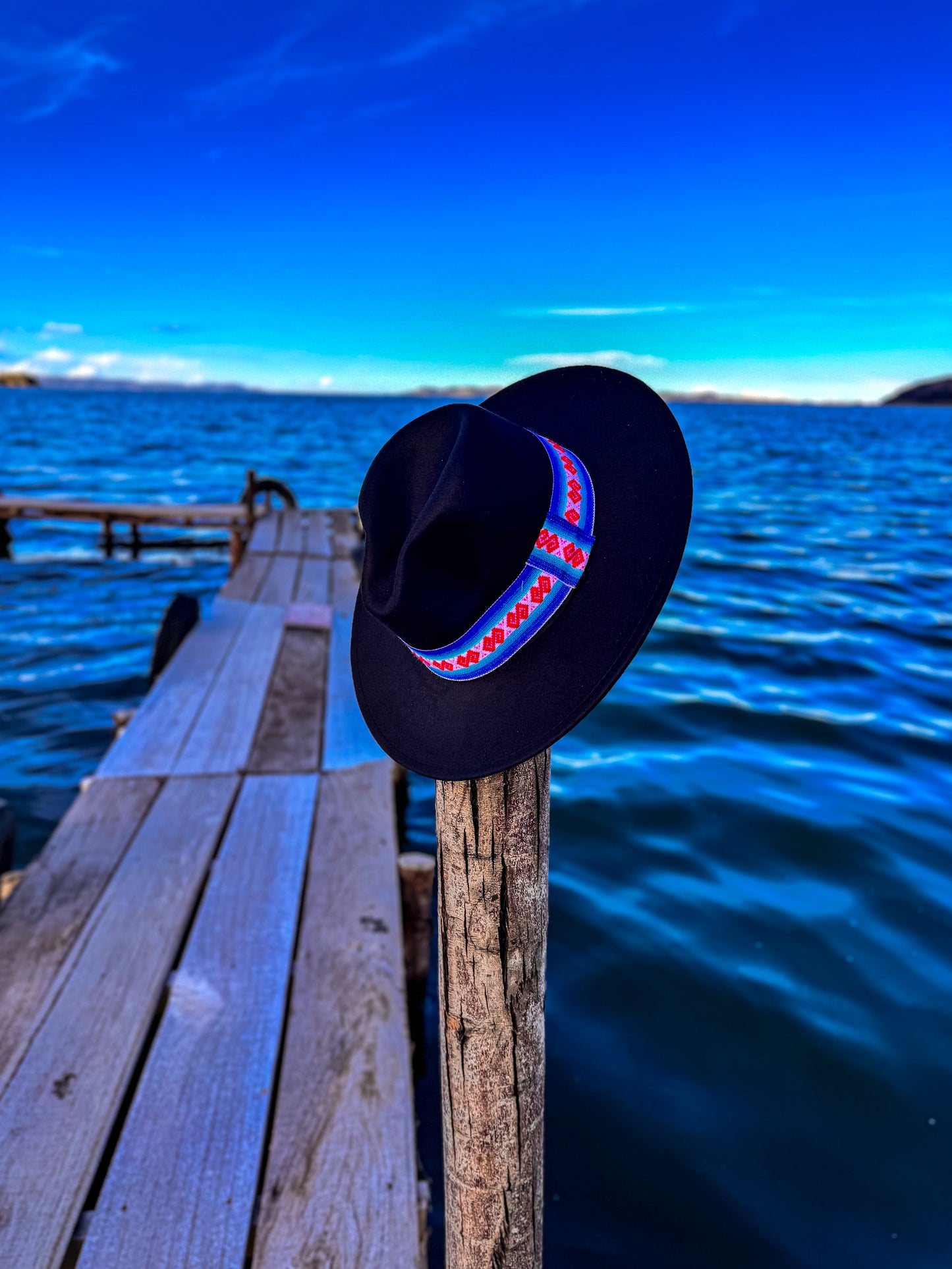 SOMBRERO DE PAÑO NEGRO