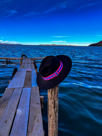 SOMBRERO DE PAÑO NEGRO