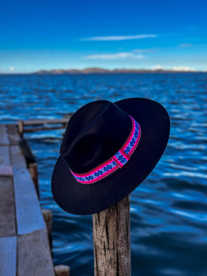 SOMBRERO DE PAÑO NEGRO