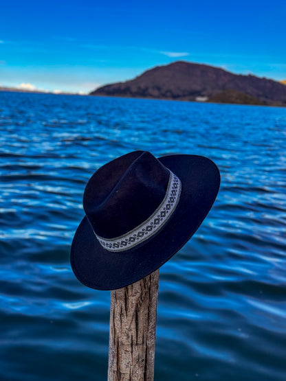 SOMBRERO DE PAÑO NEGRO